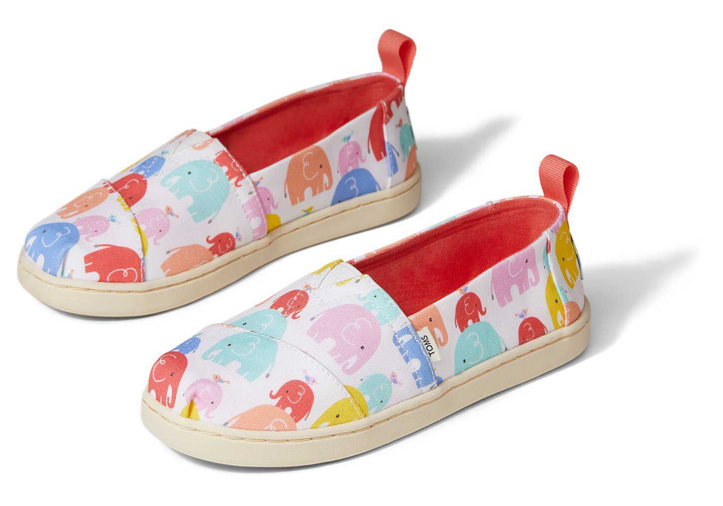 Toms Alpargata Youth Elephants Espadrille Multicolor - Kids - 20197-NBXG